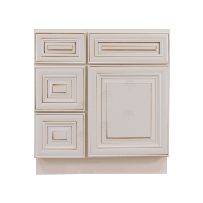 Vanity Sink Base Cabinet Left Drawers