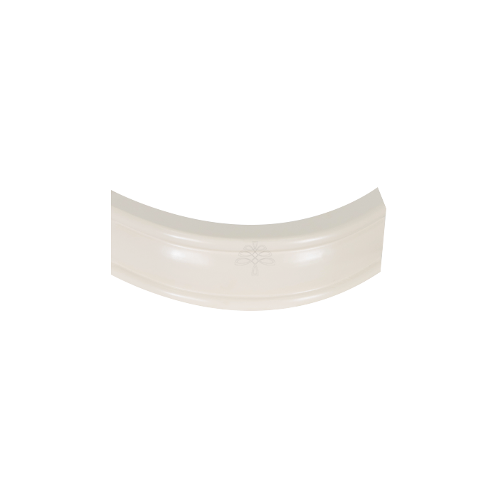 Light Rail Round Molding For Corners W6 H2 x 3/4 Thick