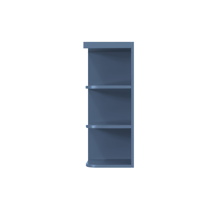 Wall Open End Shelf Left