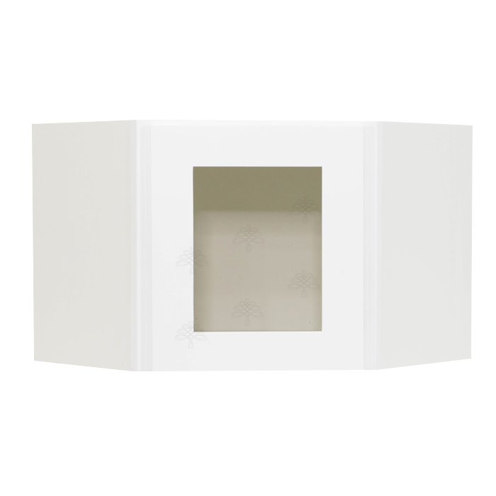 Wall Diagonal Mullion Door Corner Cabinet FULL OVERLAY FRAMED CABINETS