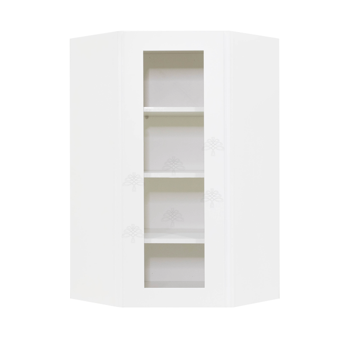 Wall Diagonal Mullion Door Corner Cabinet FULL OVERLAY FRAMED CABINETS