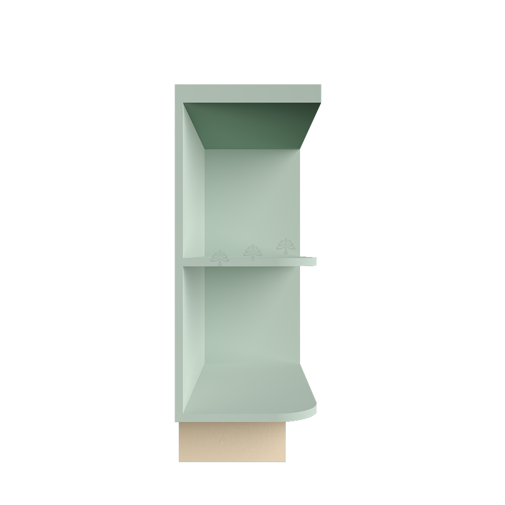 Base Open End Shelf Right Cabinet