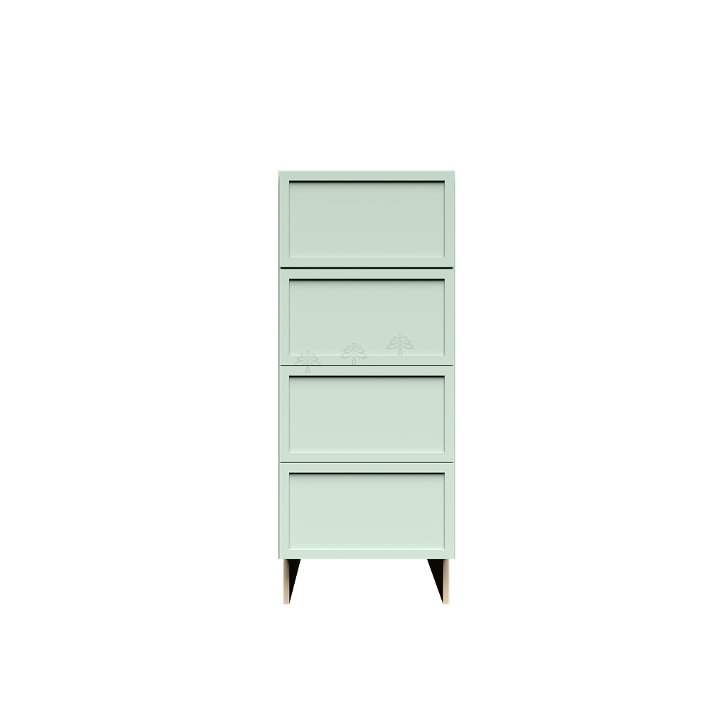 4-Drawers Base Cabinet