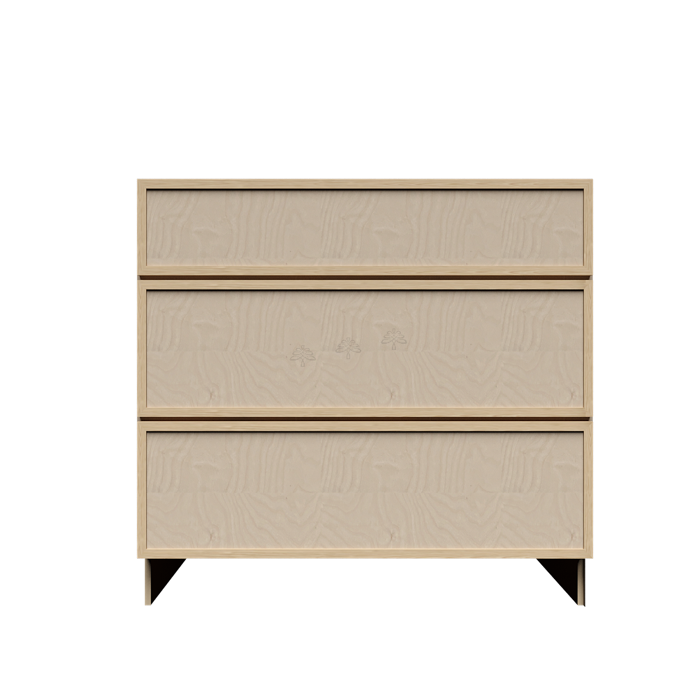 3-Drawers Base Cabinet