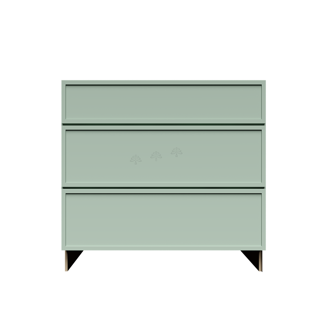 3-Drawers Base Cabinet