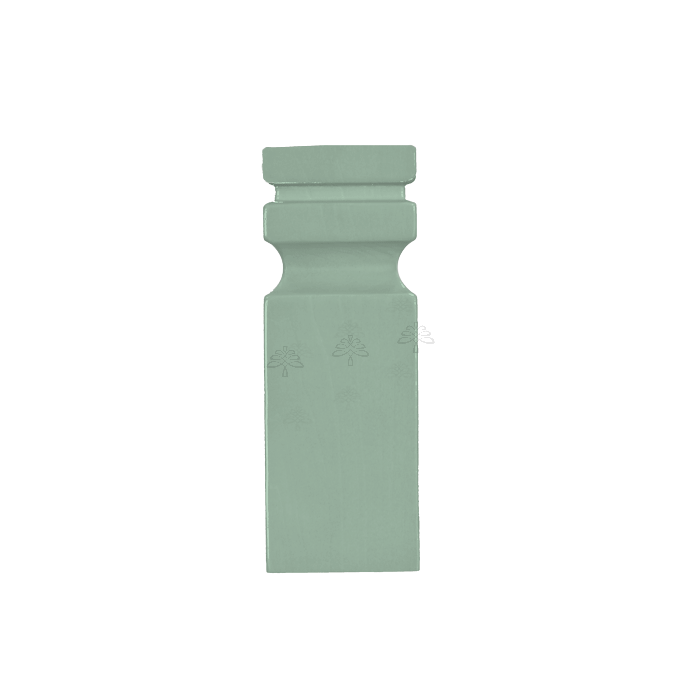 Fluted Square Post End