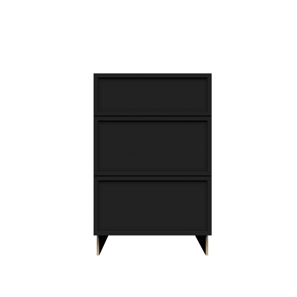 Tall Vanity 3-Drawers Base Cabinet