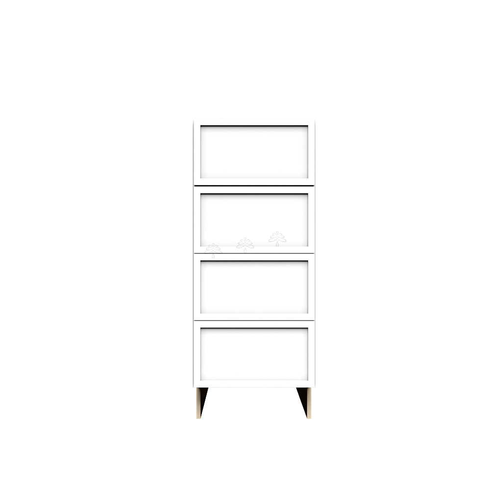 Tall Vanity 4-Drawers Base Cabinet