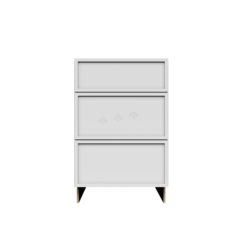 Tall Vanity 3-Drawers Base Cabinet