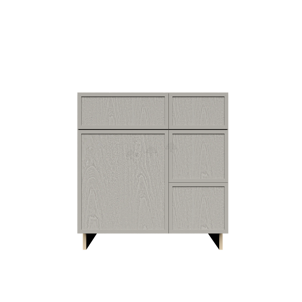 Tall Vanity Sink Drawers Combo Cabinet